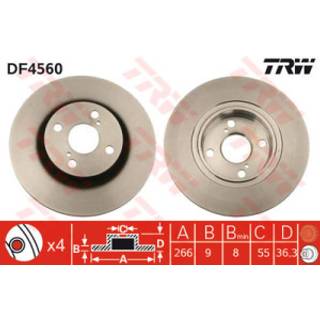 Bremseskive TRW DF4560