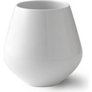 Royal Copenhagen - White Fluted Vase 15 cm - Krukker og vaser