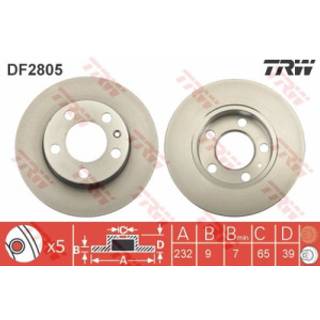 Bremseskive TRW DF2805