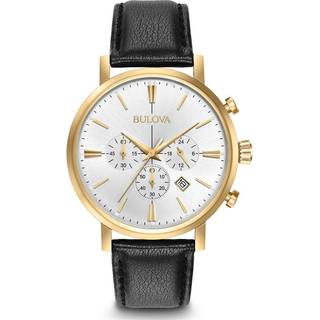 Bulova 97B155 Hvid/Læder Ø41 mm