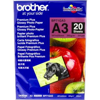 Brother Glossy inkjet fotopapir A3/260g/20 ark