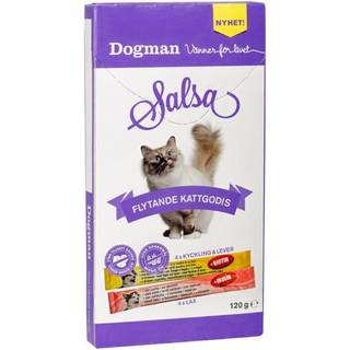Dogman Cat Treat Liquid Salsa 120g (8-Pack)