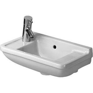 Duravit Starck 3 500x260mm med forlokket hanehul - Hvid
