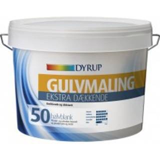 Dyrup Gulvmaling Vand Ekstra Dækkende Hvid - 2,25lt ✓ På lager - klar til levering og afhentning