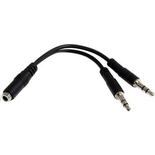 Hama Headset Adapter 3.5mm 4-pin - 2 X 3.5mm 0.13m. 3.5mm 2 X 3.5mm