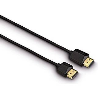 Hama Kabel HDMI Ethernet Flexislim Svart 3m