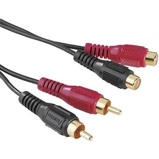 Hama kompositkabel 2 x RCA - 2 x RCA (2 meter - sort)