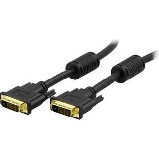 DELTACO DVI monitorkabel Dual Link, DVI-D han - han 10m