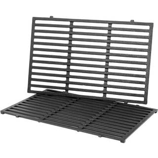 Weber Porcelain-Eameled Cast-Iron Cooking Grates Fits-Genesis 300 Series Grills 19.5 """" X 12.9 """" med overlegen varmeopbevaring