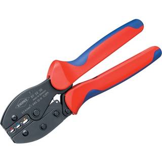 KNIPEX preciforce® crimptang bruneret med flerkomponent-håndtag 220 mm