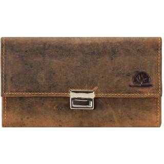 Kellnerportemonnaie Leder 17x9cm mit 6 Scheinfächern Vintage Greenburry 1785A