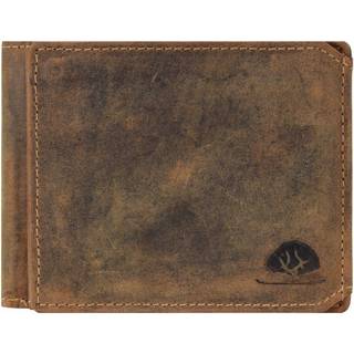 Geldbörse Leder 12x9cm quer "Vintage" antikbraun 1705B-25 | Greenburry,de