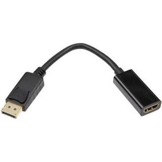 Displayport til HDMIdapter 5cm (sort)