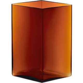 Iittala Ruutu vase 20,5 x 27 cm kobber