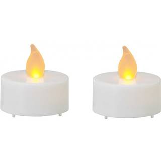 Star Trading - LED -varmelys 4 -pakke Paulo - 4 cm - Hvid