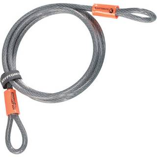 Kryptonite KryptoFlex 710 Kabellås Double Loop Sølv