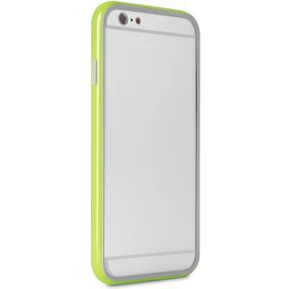 Puro bumper frame with screen protector included blue for iphone 6