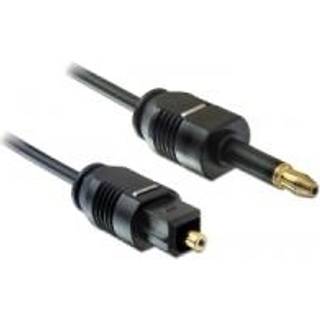 Delock Kabel Toslink standard han til Toslink mini 3,5 mm han 1m