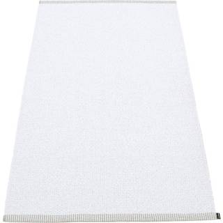Pappelina Mono Gulvtæppe 60x150cm White - Ensfarvede tæpper Pvc Hvid - MN0615