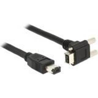 Delock - Firewire 800 kabel 6P / 9P - 90° vinklet - 1 m