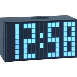 Digital vækkeur med alarm - sort