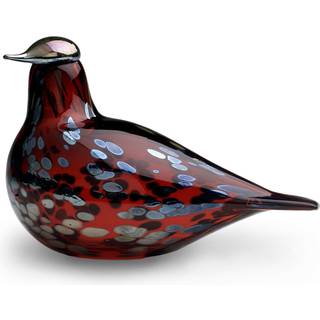 Iittala Birds By Toikka Rubin Fugl Tranebær - Kunstglas Mundblæst Glas Rød - 1014461