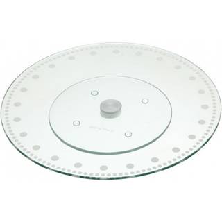 Roterende fad, 30 cm, lavet af glas - Kitchen Craft