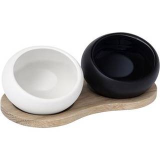 Fingersalt- og peberkar m. holder