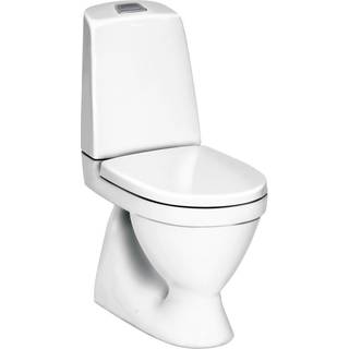 Gustavsberg Nautic 5500L WC 2/4-Liter, S.-LÅS, Hvid, Krom Trykknap