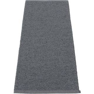 Pappelina, Svea tæppe 70x160 cm granit / black metallic