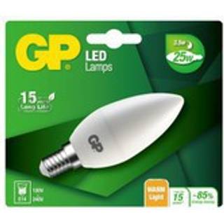 GP LED-lampe Mini Candle, E14, 3,5W (25W), 250lm