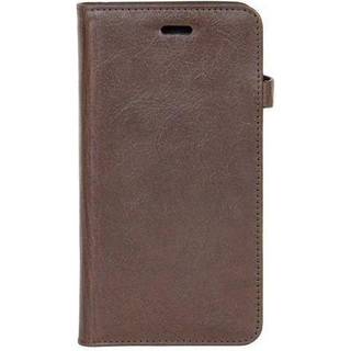 Buffalo - iPhone 6 / 6s - 2-i-1 Ægte Læder Flip Cover - Beige