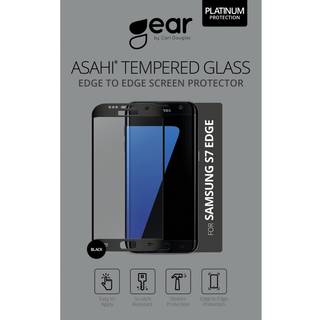 GEAR Glass Protector 3D 5.1" Samsung S7 Edge Full Fit White