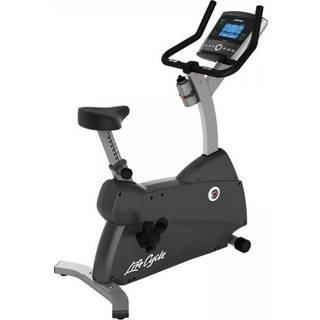 Life Fitness motionscykel C1 Go tysk konsol