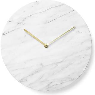 Menu - Marble Wall Clock - white
