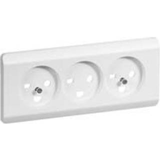 LK Opus66 afdæk stikk tripel hosp pl hvid