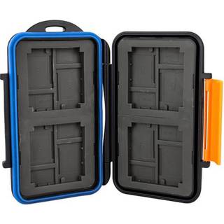 JJC Vandafvisende ekstremt hård hukommelseskort sag MC-4 til 4CF 8XD 8Micro SD-kort