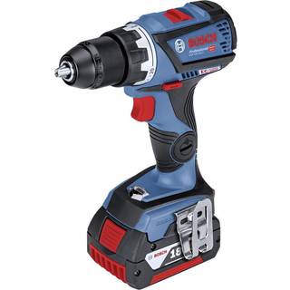 BOSCH GSR 18V-60 C Bore-/skruemaskine Li-Ion, 60Nm, brushless + L-Boxx +2x batterier Li-Ion, 18V, 5Ah + oplader