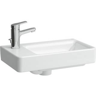 LAUFEN Pro S håndvask med hanehul til højre, 48 x 28 cm, hvid
