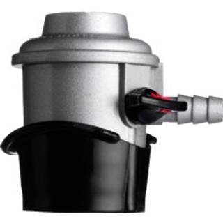 Lavtryksregulator med click-on ventil og slangestuds