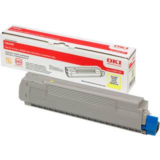 Gul lasertoner C86/88 - OKI - 6.000 sider.