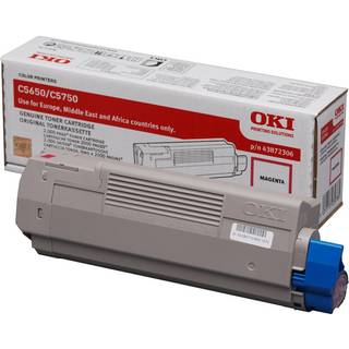 Magenta lasertoner 5650/5750 - OKI - 2.000 sider