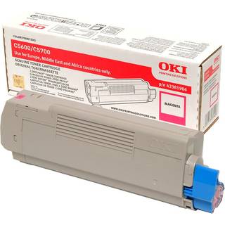 OKI Tonerkassette magenta 2.000 sider 43381906