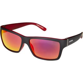 Sunglasses Alpina Kacey Black Matt Red/Red Mirror