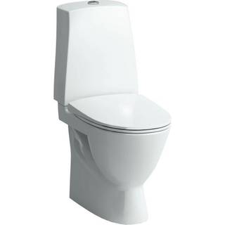 Toilet LAUFEN PRO-N i hvid med S-LÅS til limning og Rengøringsvenlig overflade