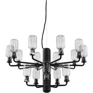 Normann Copenhagen Amp lysekrone grå-sort