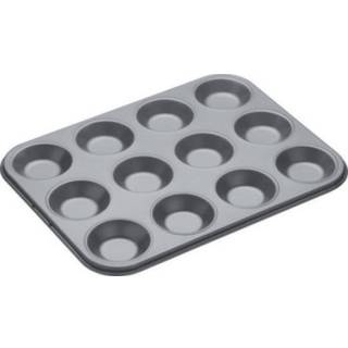 Muffinspande, 12 hulrum, stål, 31,5 x 24 cm - Kitchen Craft