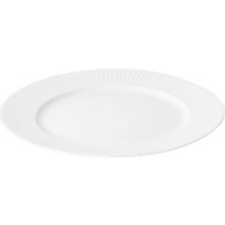 Groovy Porcelæn, Flad tallerken, 22 cm, hvid