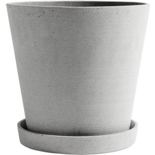 HAY Flowerpot with Saucer - XXL - Black