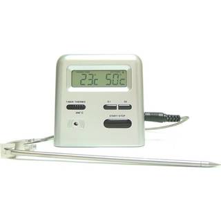 Agimex Rosenborg Digital Stegetermometer sølv med minutur model 66633-S